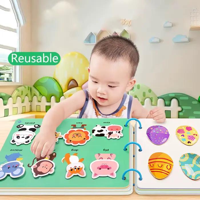 Livre d'Éveil Montessori pour Bébé et Enfant