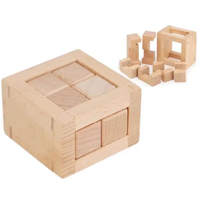 Puzzle en bois d'installation pour adultes et enfants