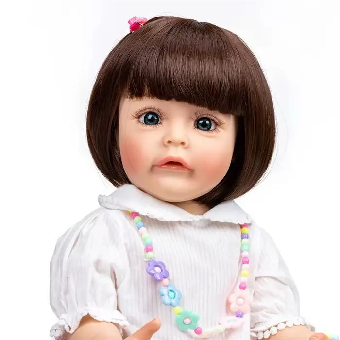 13 cheveux différents Style Silicone Reborn bébé poupée