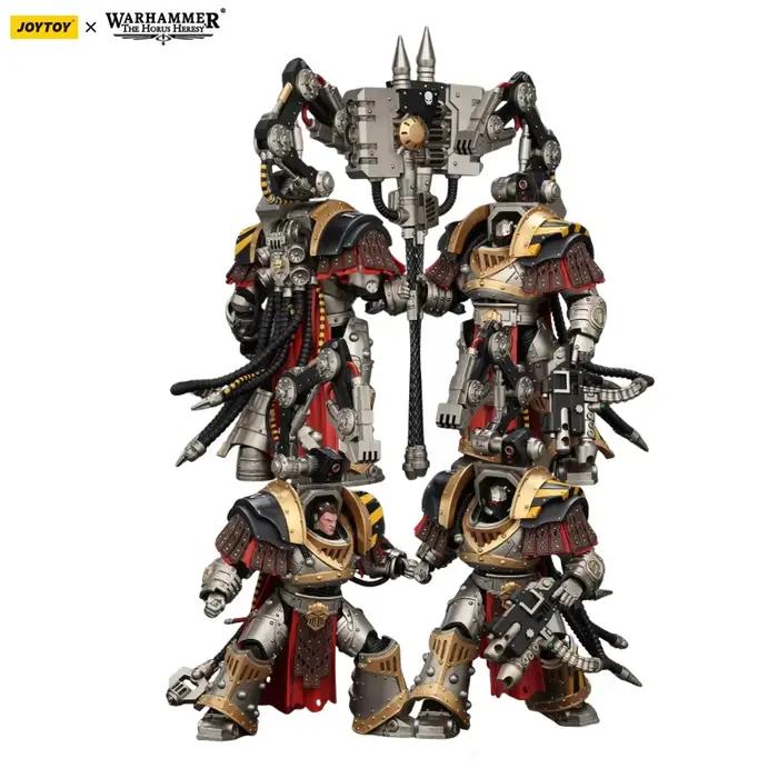 Figurine d'Anime Originale JOYTOY Warhammer 40K Iron Warriors Warsmith avec Marteau Concasseur Graviton