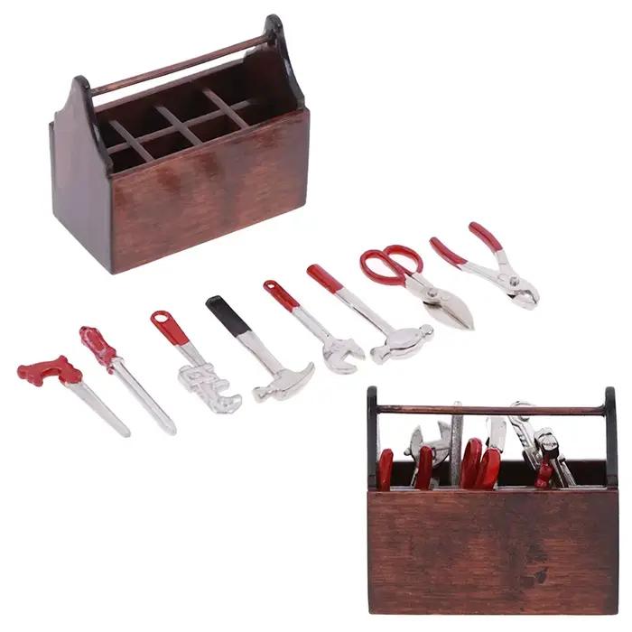 Boîte à outils Miniature pour maison de poupée 1:12