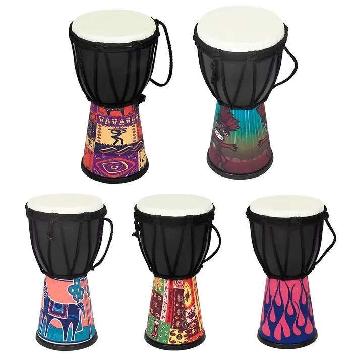 Tambour Percussion Africain SLADE 4 Pouces Instrument Musique Traditionnelle Enfant Adulte Performances Occasion Spéciale