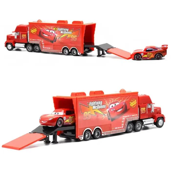 Ensemble de voitures et de camions Disney Pixar, Lightning Mcqueen, oncle Mike, modèle de voiture de course, cadeau de nouvel an et de noël pour garçons, nouvelle collection 2025