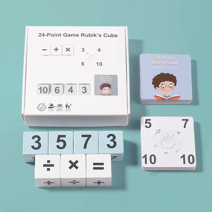 Jeu de Multiplication et de Division Double joueur en bois Montessori pour enfants