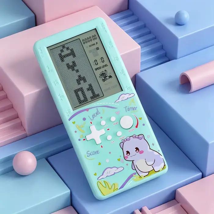 Console de jeu portable dinosaure de dessin animé mignon