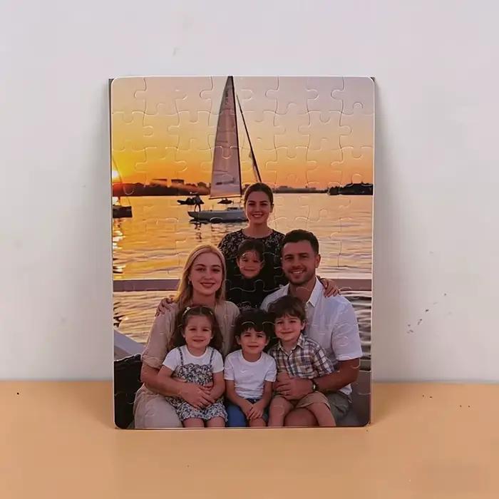 Puzzle personnalisé avec photo appartement rectangle horizontal technique peinture au pistolet pour décoration maison cadeau anti-stress_DIY_occasions_spéciales_amis_famille