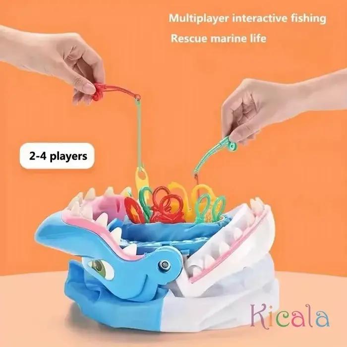 Jeu familial de morsure de requin