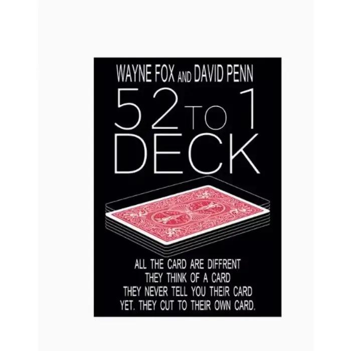 Le jeu de 52 à 1 (Gimmicks et Instructions en ligne) de Wayne Fox et David Penn
