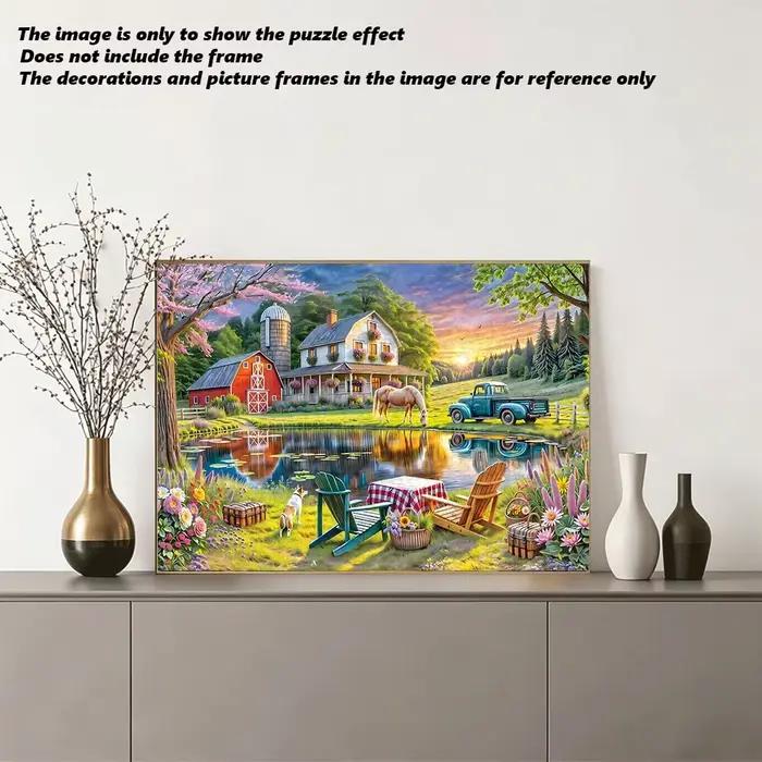 Un puzzle de haute qualité de 500/1000 pièces, parfait pour les adultes, est un jeu familial amusant qui aide à soulager le stress et est idéal pour les anniversaires.