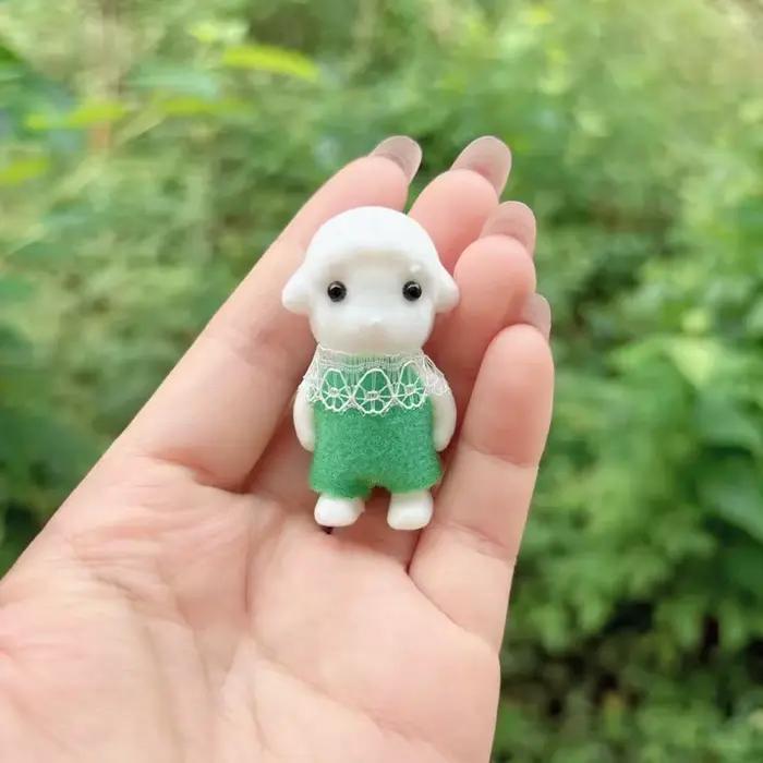 Simulation forêt lapin famille bricolage Playset Mini