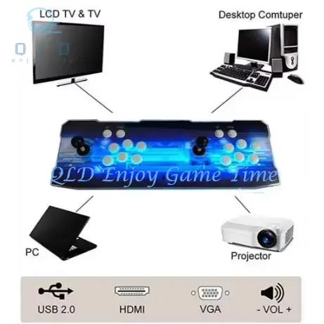 Pandora SAGA Plus DX Arcade, console de jeu familiale, joystick multijoueur, 26800 en 1, 6 boutons, pause Spport, fonction d'économie