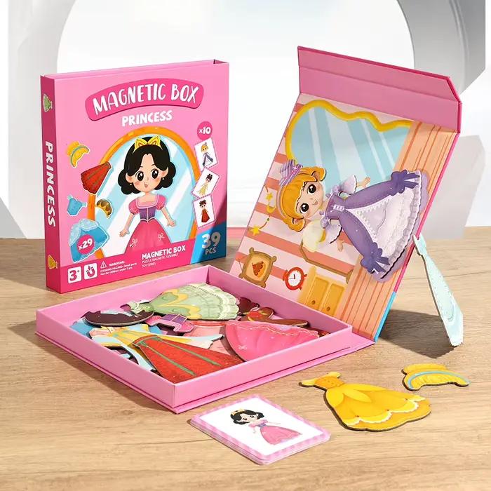 Jeu de puzzle magnétique à habiller