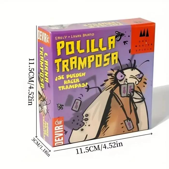 Polilla Tramposa Español jeu de cartes à jouer la traine de triche jeu de société espagnol Juego Cartas jeux de famille pour la fête