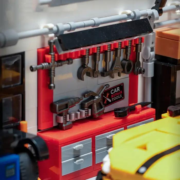 MOC City – blocs de Construction de Garage Vintage