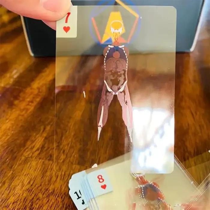 Cartes à jouer d'anatomie humaine, squelette complet, modèles de rayons X, le pont du corps, squelette, Mannequin, Kit de cartes à jouer éducatives