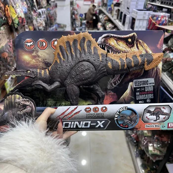Dinosaure électrique Jurassic World Dino-X Spinosaurus avec effets sonores et lumineux