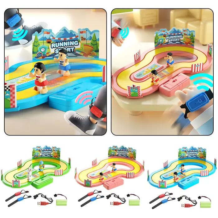 Jeu de course sur piste à détection de mouvement