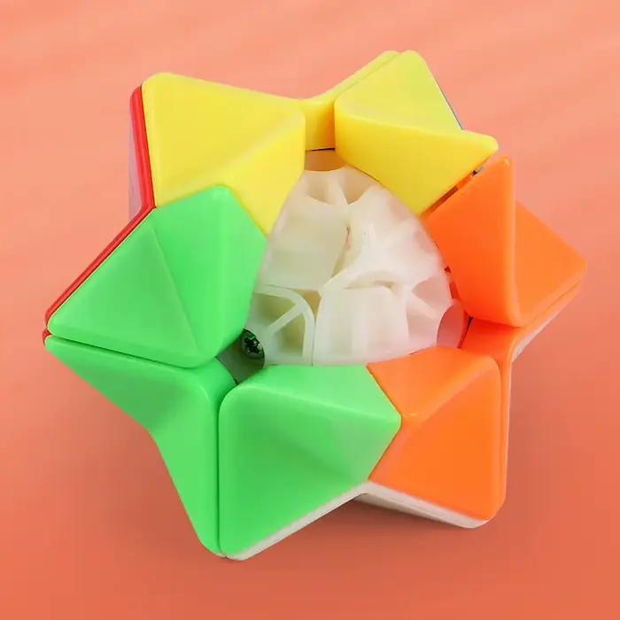 Jouet cube magique anti-stress Macaron, puzzle éducatif amusant pour enfants, jouets polygonaux de décompression, cadeaux de Noël et d'anniversaire