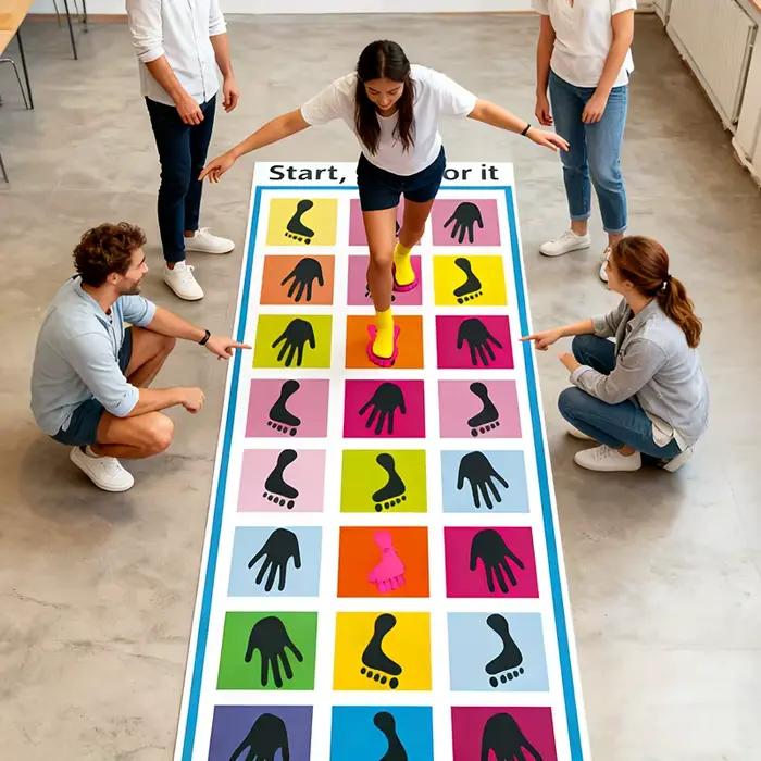 Jeu de Hopscotch pour les mains et les pieds