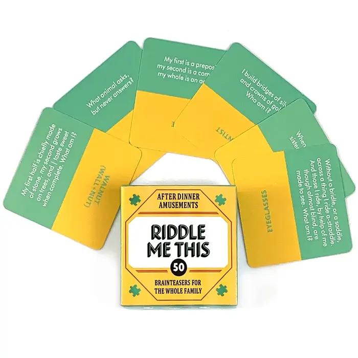 Mini taille crie-moi ce jeu de cartes avec 50 Dilemmas amusants (un jeu