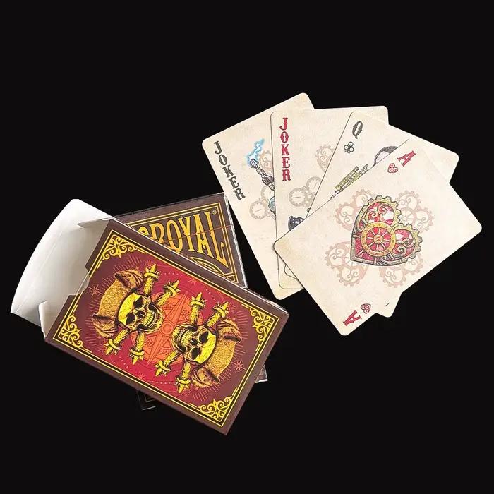 Cartes de jeu de poker conviviale rées imperméables