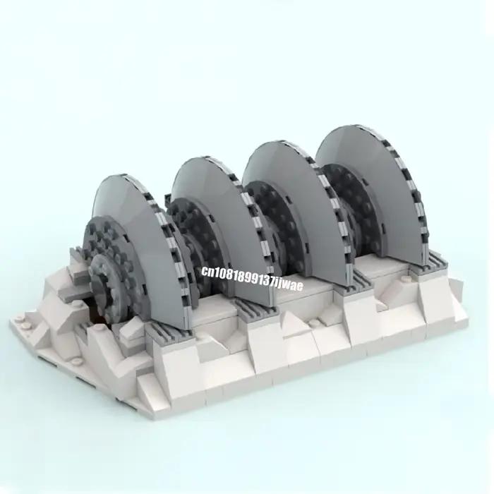 Nouveau 284 pièces scène de film de bataille étoile MOC Hoth générateur d'énergie principale à 4 niveaux modèle bricolage idées créatives jouet pour enfant assemblage Puzzle cadeau