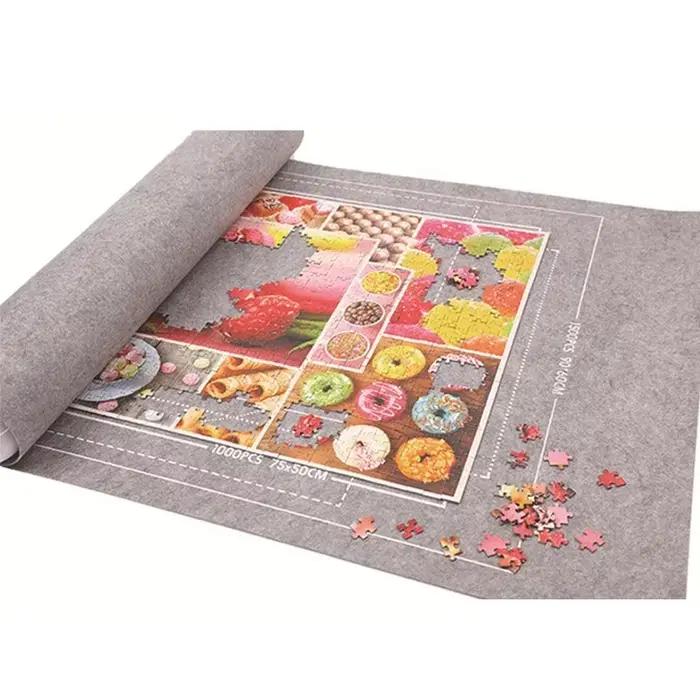 Tapis de puzzle en rouleau de feutre