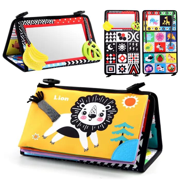 Miroir de sol pour bébé noir et blanc