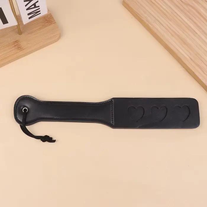 Pagaie de fessée en cuir PU pour adultes, jeu de flirt, jouets sexuels pour Couples, accessoire de jeu de punition intime