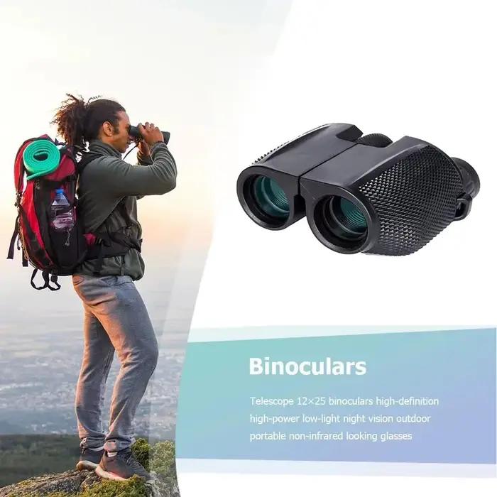 Jumelles 10X25 HD Mini télescope Portable BAK4 FMC