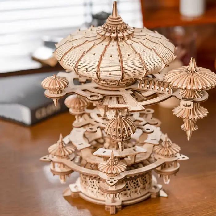 Bricolage 3D Puzzle en bois château dans