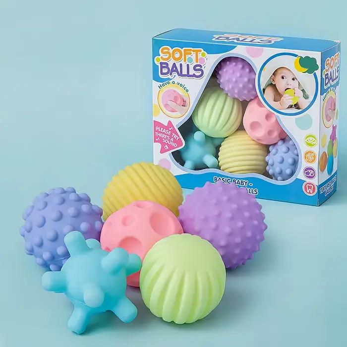 Ensemble de 6 boules sensorielles pour nourrissons