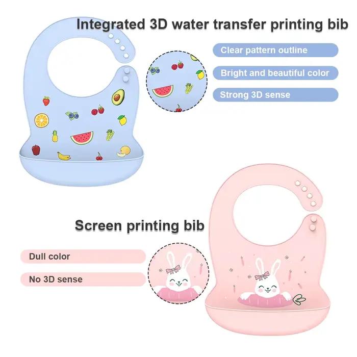 Bavoir Babi en Silicone imperméable