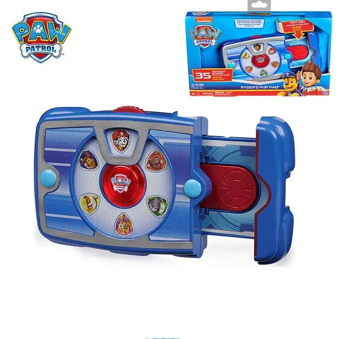 Original PAW Patrol Ryder Pup Pad tablette Mission lanceur équipe de sauvetage chien tapis d'appel enfants jouets