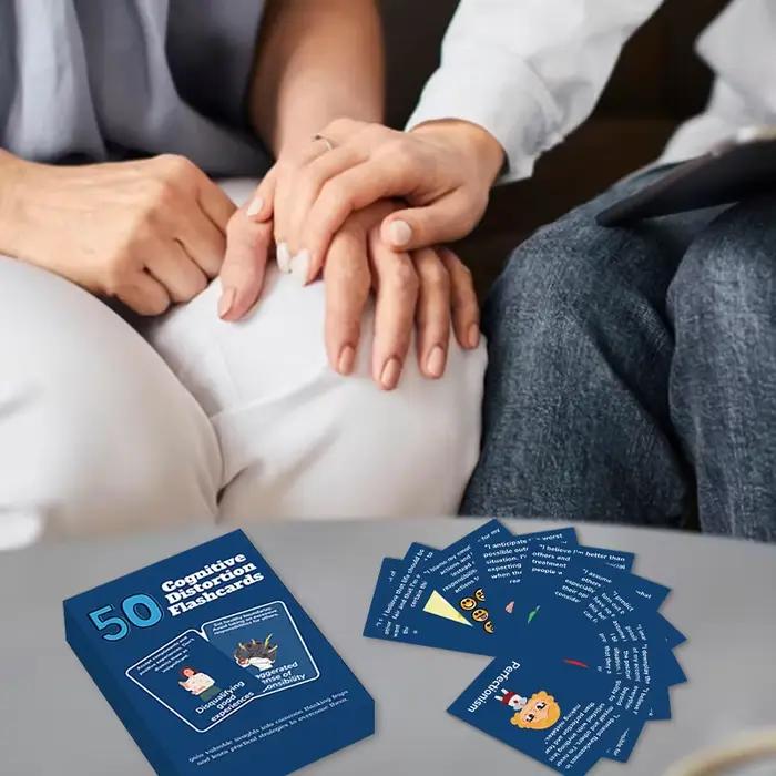 50 cartes flash pour améliorer les distorsions cognitives