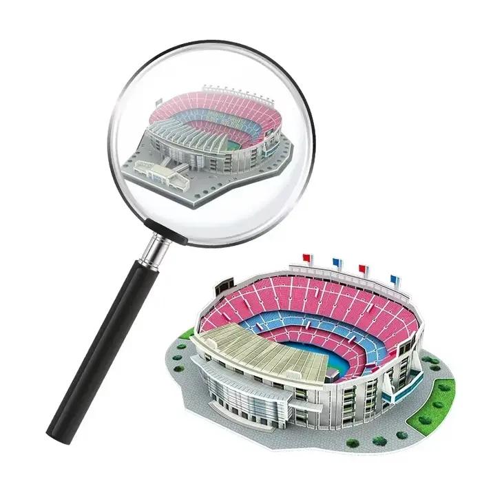Champ de Football Miniature 3D