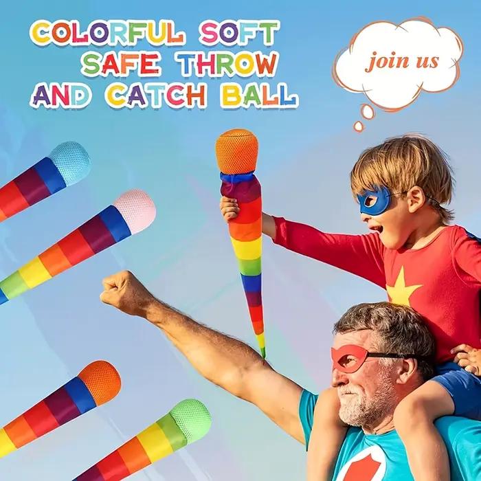 Rainbow Comet Ball Soft Tail 65cm
