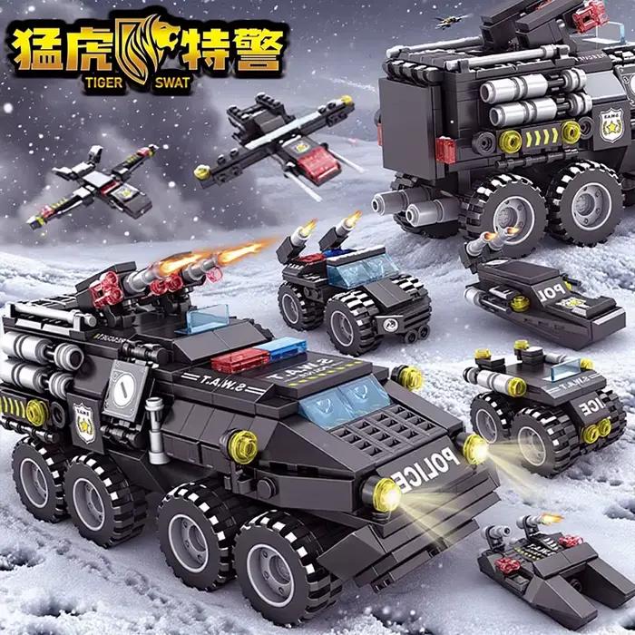 Blocs de Construction militaires 6 en 1