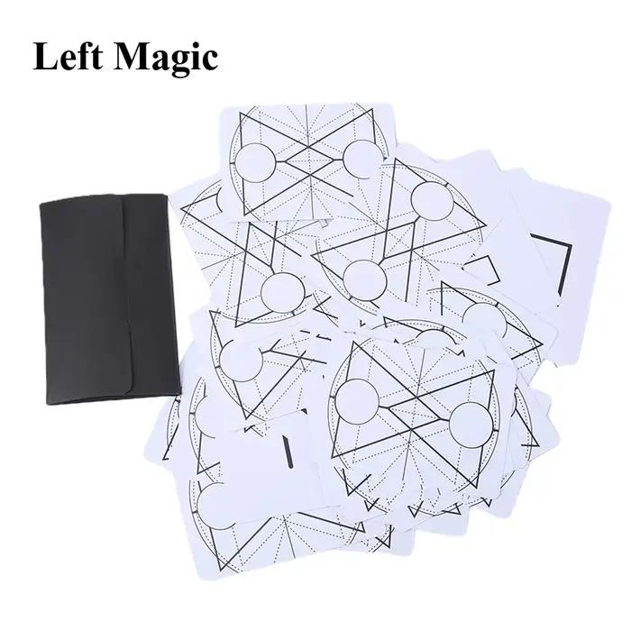 Éclipse de Dee Christopher, tours de magie, prédiction de cartes ESP (tricks et instructions en ligne), accessoire d'illusion de gros plan