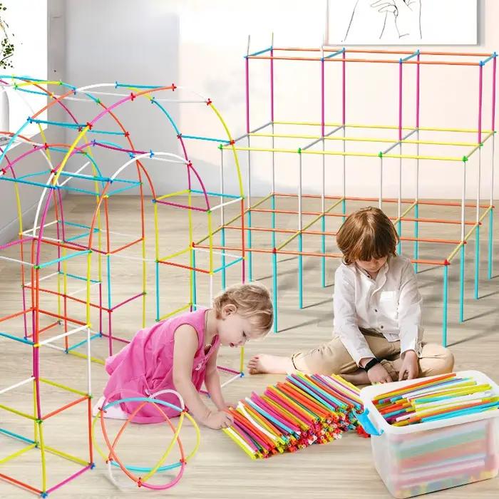 Jouets de Construction en Plastique à Emboîtement
