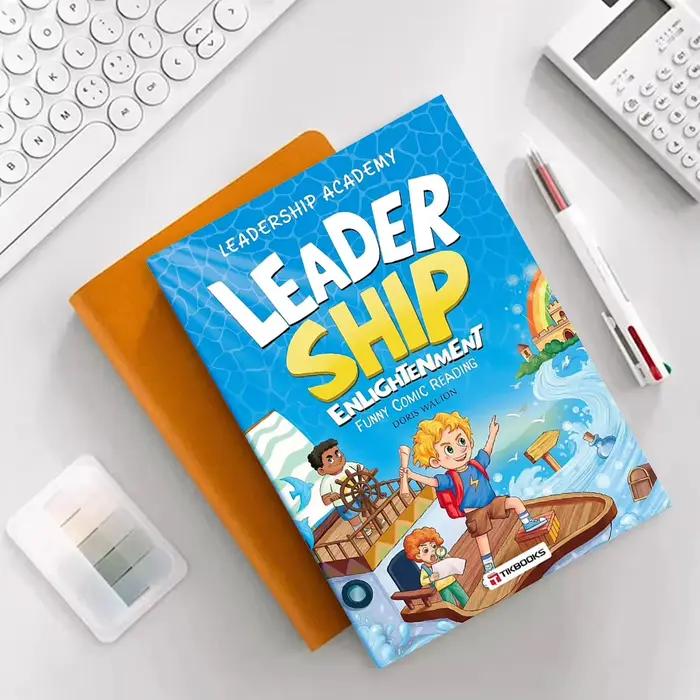 Cahier de travail sur le thème du leadership, bandes dessinées éducatives pour développer les compétences de communication des enfants, livres de leadership pour enfants