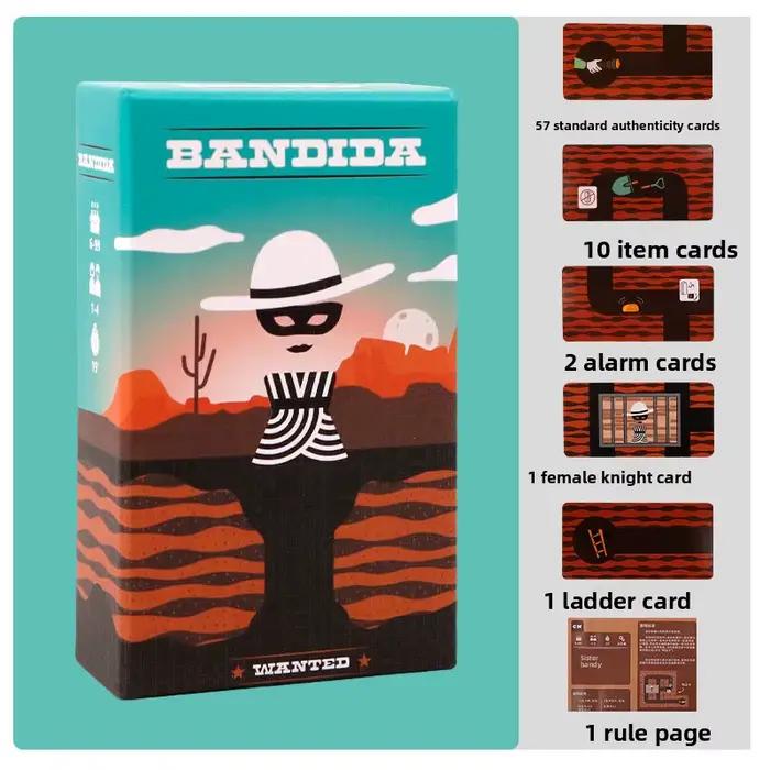 Jeu de Société Bandido Bandida Coopératif Avec Cartes Professionnelles et Sportives Pour Famille et Amis Occasions Spéciales