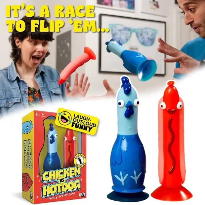 Jeu de société interactif et éducatif Fast Strategy Chicken Vs Hotdog