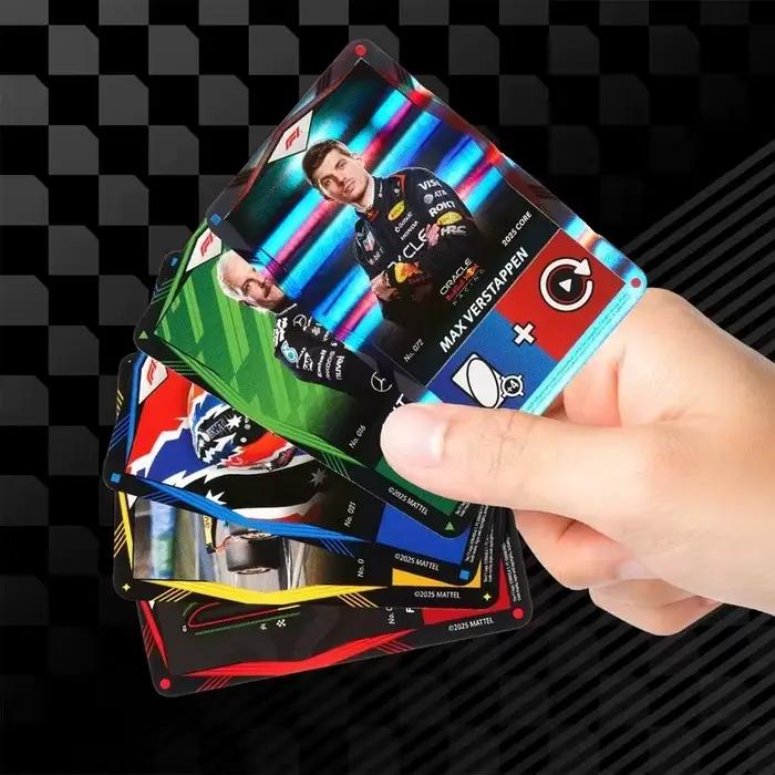 Cartes de collection authentiques UNO Elite Racing Hot Wheels Co-branded