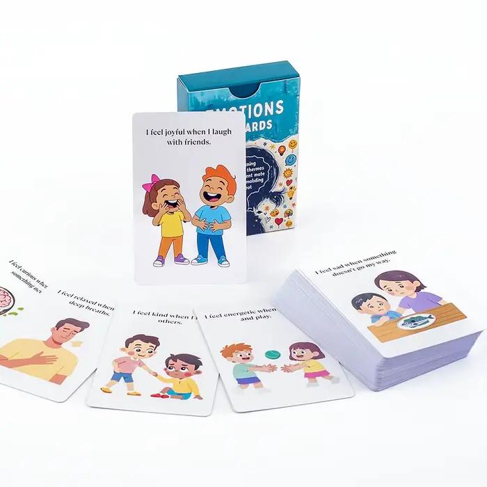 Cartes flash d'émotions pour enfants et adultes