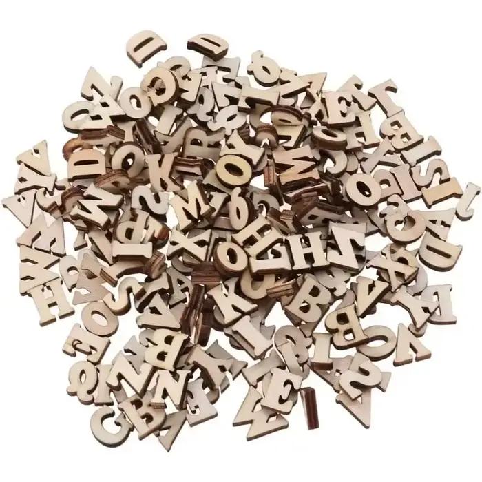 100 pièces lettres artisanales petites