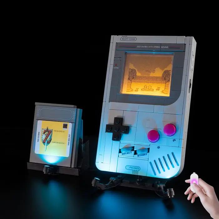 Kyglaring Kit d'éclairage LED adapté pour Lego Gameboy Game Boy 72046 blocs de construction lampe décorative non incluse Lego Building