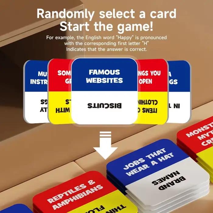 Jeux de société, jeu de société Spin Alphabet à 24 touches