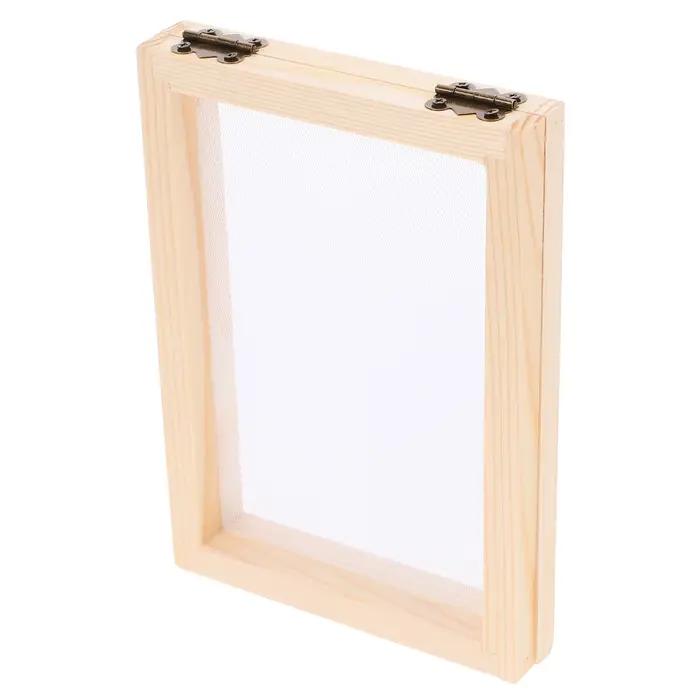 Cadre de fabrication de papier en bois