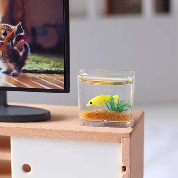 1Pc poupée Aquarium maison
